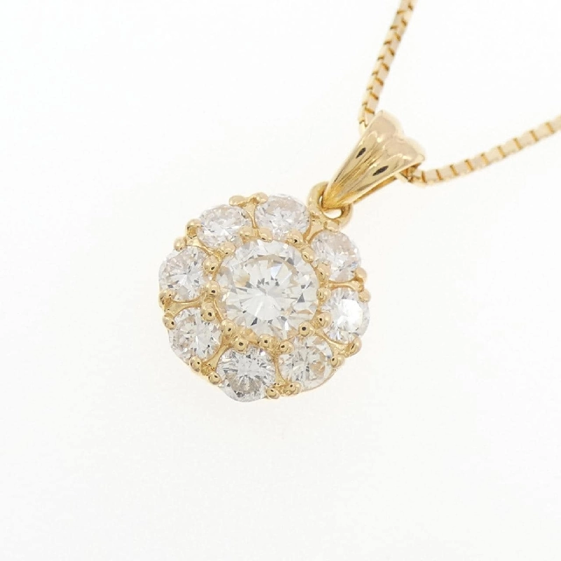 Dây chuyền kim cương K18YG 0.77CT - Hàng hiệu Chính hãng 861865