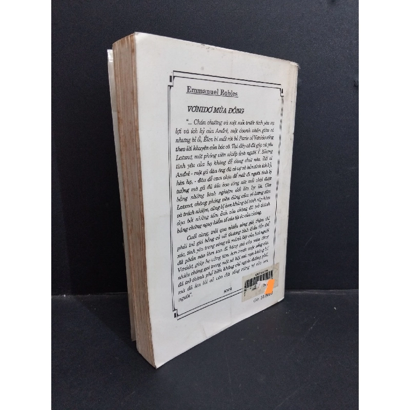 Vonido mùa đông mới 80% ố vàng 2000 HCM2811 Emmanuel Robles VĂN HỌC 918186