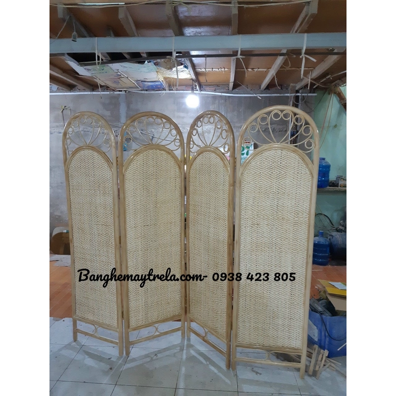 Bình phong mây tre tự nhiên 496192