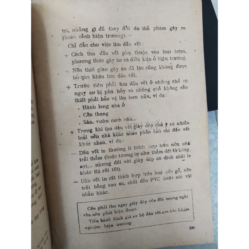 SỔ TAY BƯỚC ĐIỀU TRA BAN ĐẦU 969867