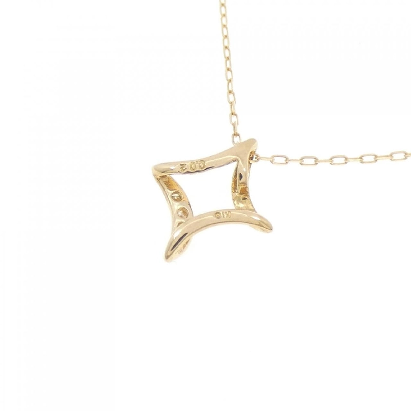 K18YG Dây chuyền kim cương 0.02CT - Hàng hiệu Authentic 858412