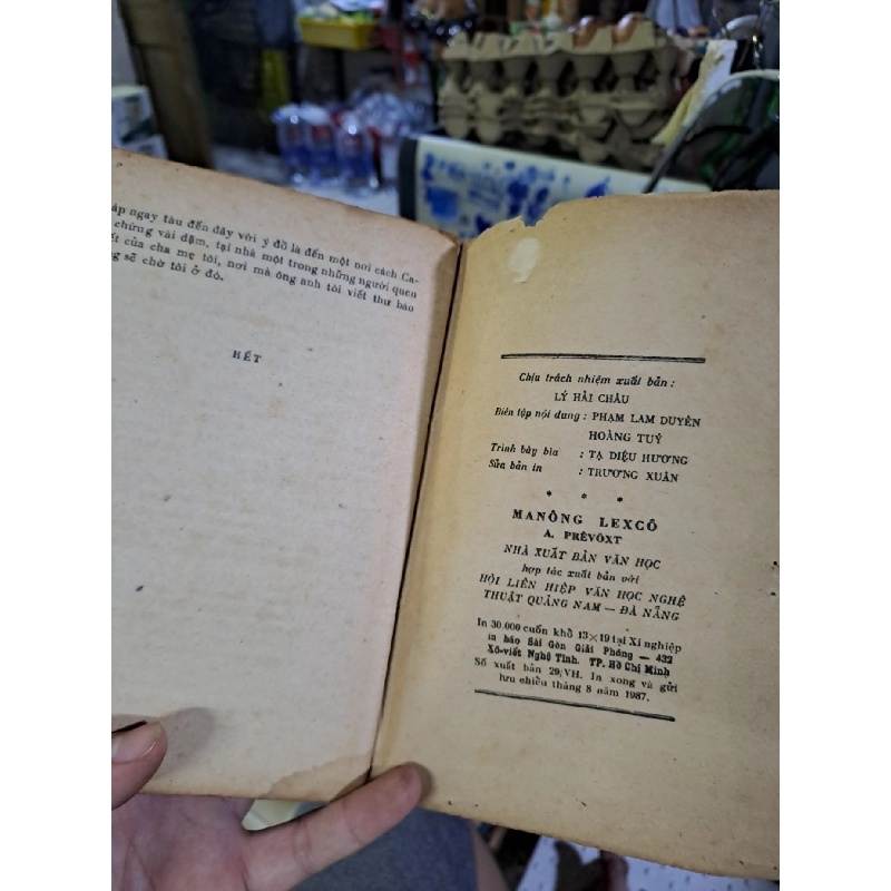 Manông Lexco tiểu thuyết mới 70% ố 1987 Văn học nước ngoài HCM1709 923426