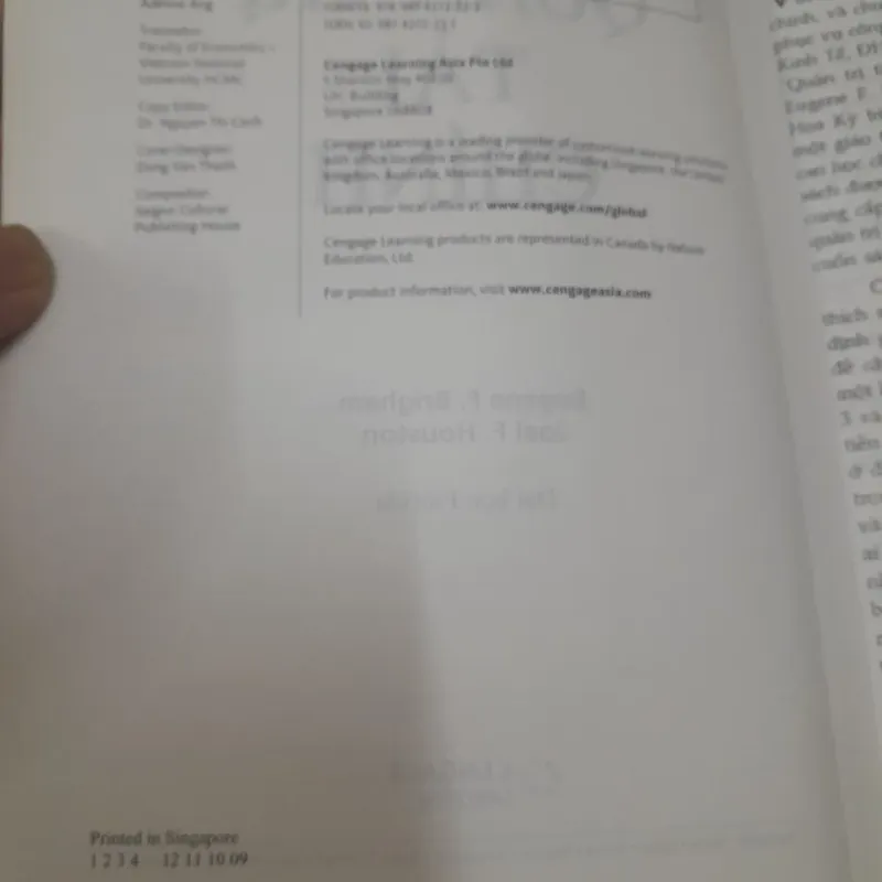 Quản trị Tài chính. Cengage Learning. Eugene F. Brigham. Đại học Florida 623794