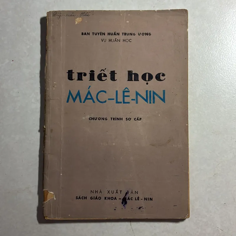 Triết học Mác-Lênin (chương trình sơ cấp) - 1976s 800805