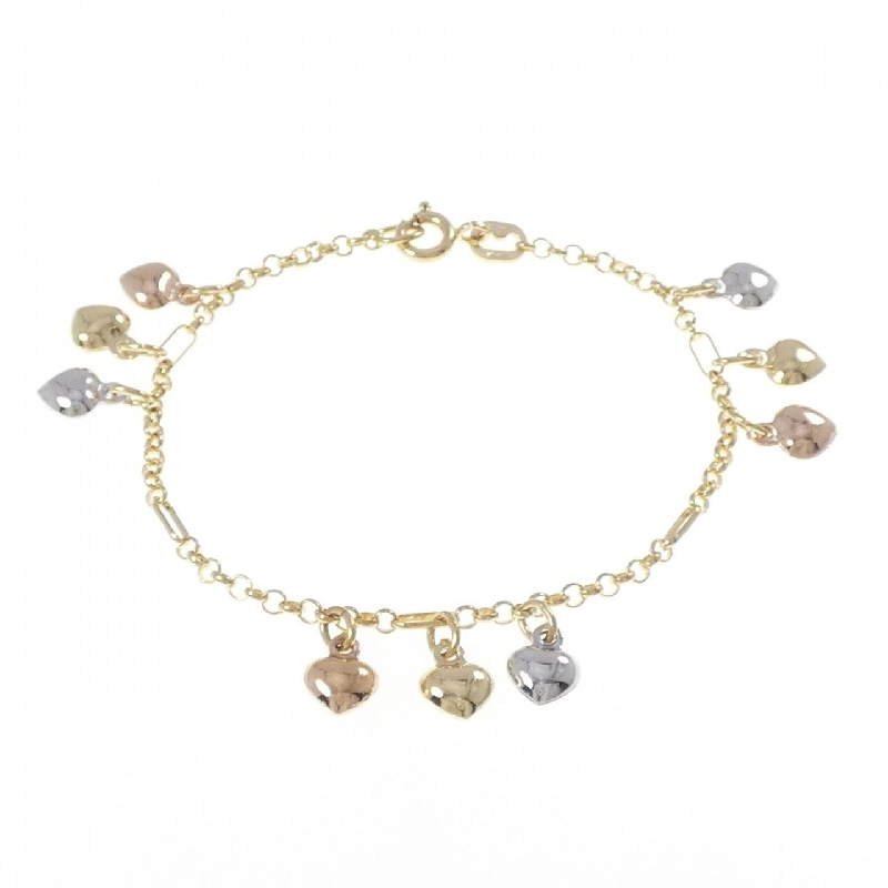 Bộ vòng tay trái tim ba màu 750 - Hàng hiệu Authentic 872405