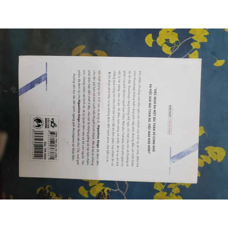 Phía sau nghi can X - Higashino Keigo 975727