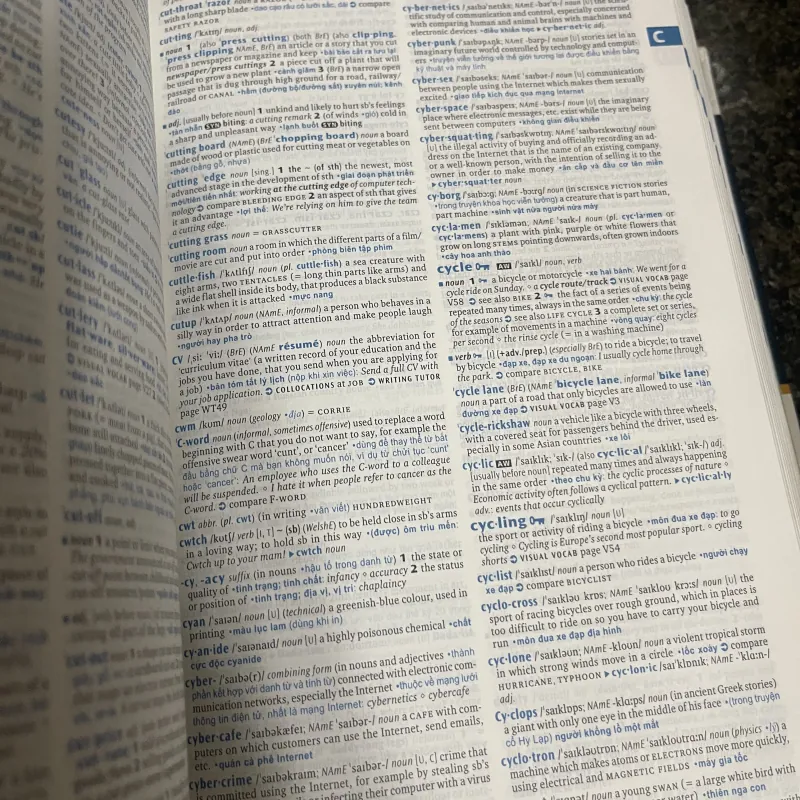 Từ điển Oxford advanced learner’s dictionary with Vietnamese translation E8th 1003981