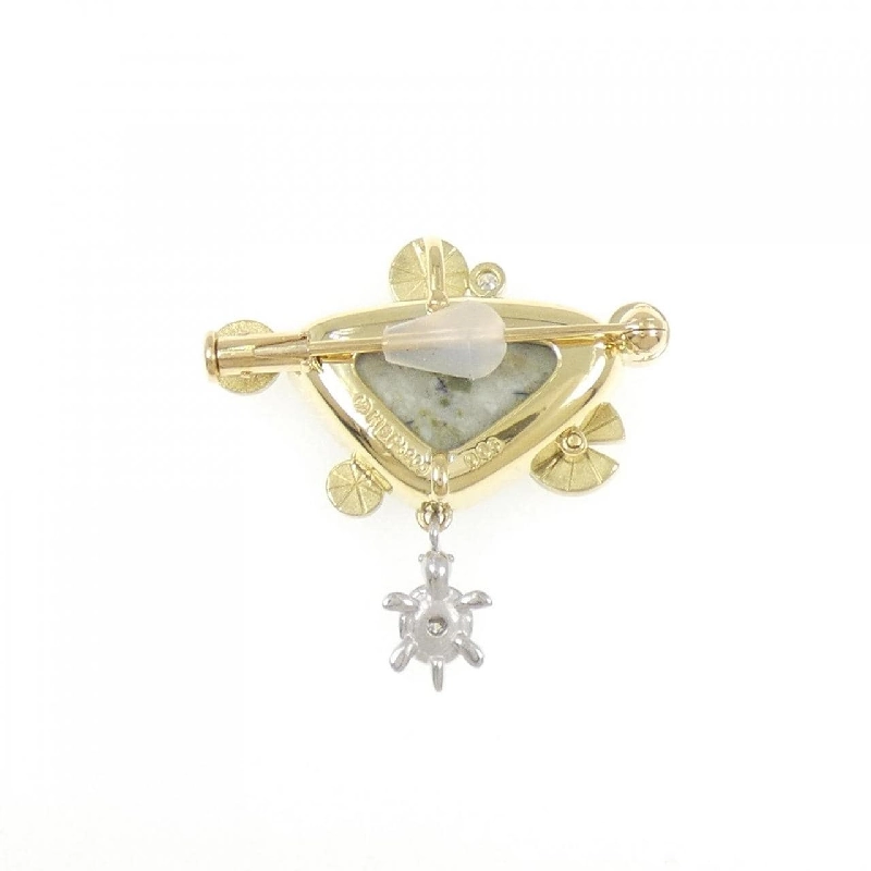 Tasaki Ajuramalachite Brooch - Hàng hiệu Authentic 846974