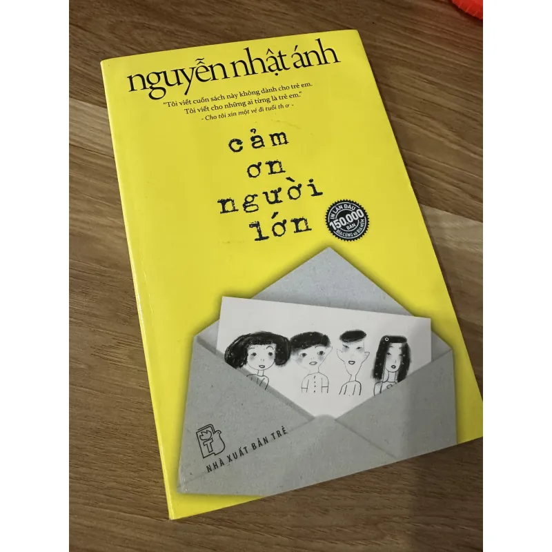 Truyện dài Cảm ơn người lớn – Nguyễn Nhật Ánh - sách cũ hoài niệm, còn mới bên trong 1022223