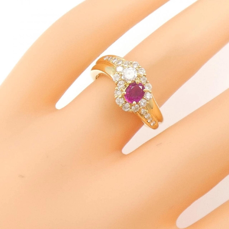 Nhẫn Ruby K18YG 0.40CT - Hàng hiệu Chính hãng 859479