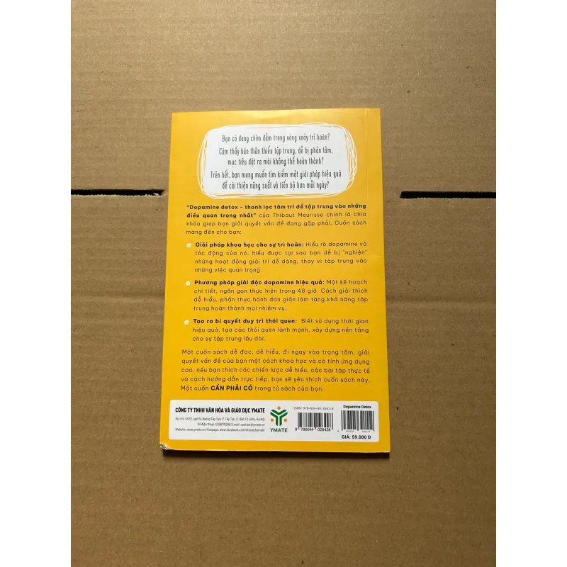 Dopamine Detox - Thanh lọc tâm trí để tập trung vào những điều quan trọng nhất 789203