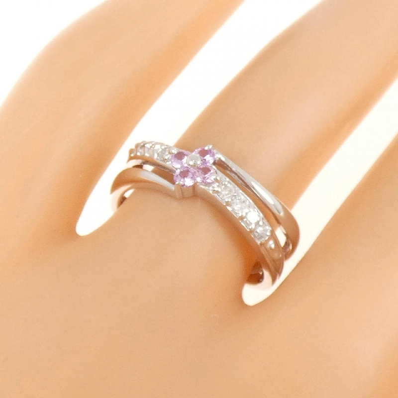 Nhẫn Sapphire Hoa K14WG - Hàng hiệu Chính hãng 849058