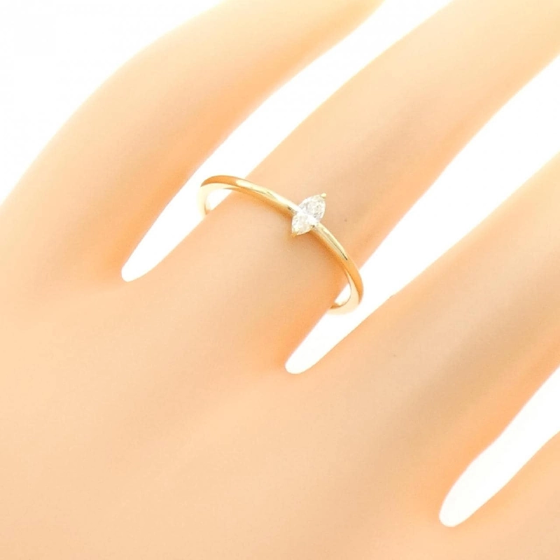 【Sản phẩm mới】Nhẫn kim cương K18YG 0.10CT 671445