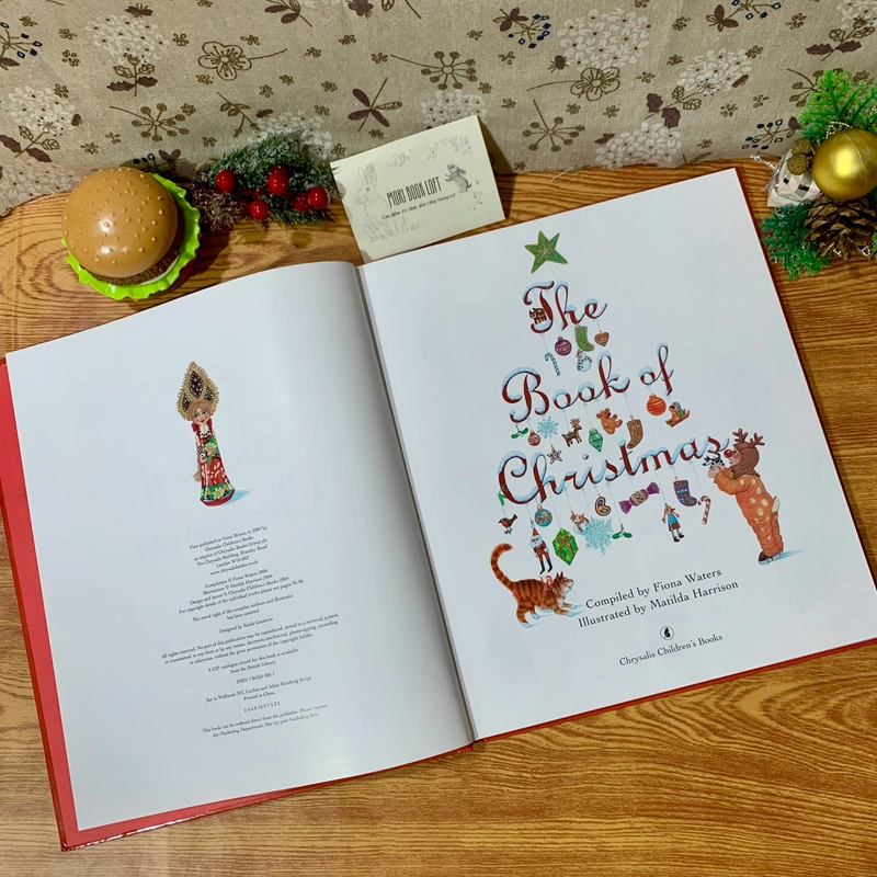 Sách tranh The Book of Christmas by Fiona Waters, Used, Bìa cứng 399733