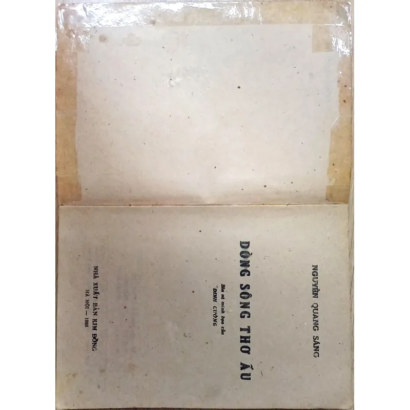 Dòng sông thơ ấu -Nguyễn Quang Sáng -  BẢN ĐẦU TIÊN 1985 -NXB KIM ĐỒNG 558966