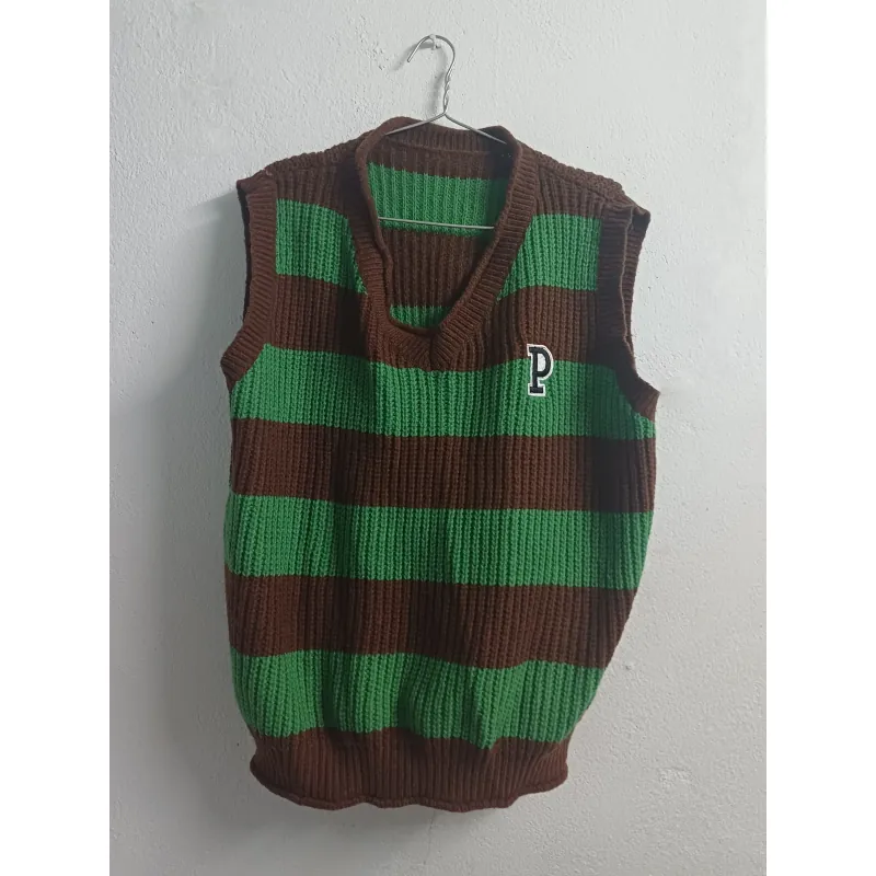 ÁO DỆT KIM SÁT NÁCH DÁNG RỘNG - ÁO GILE - FREESIZE 753608