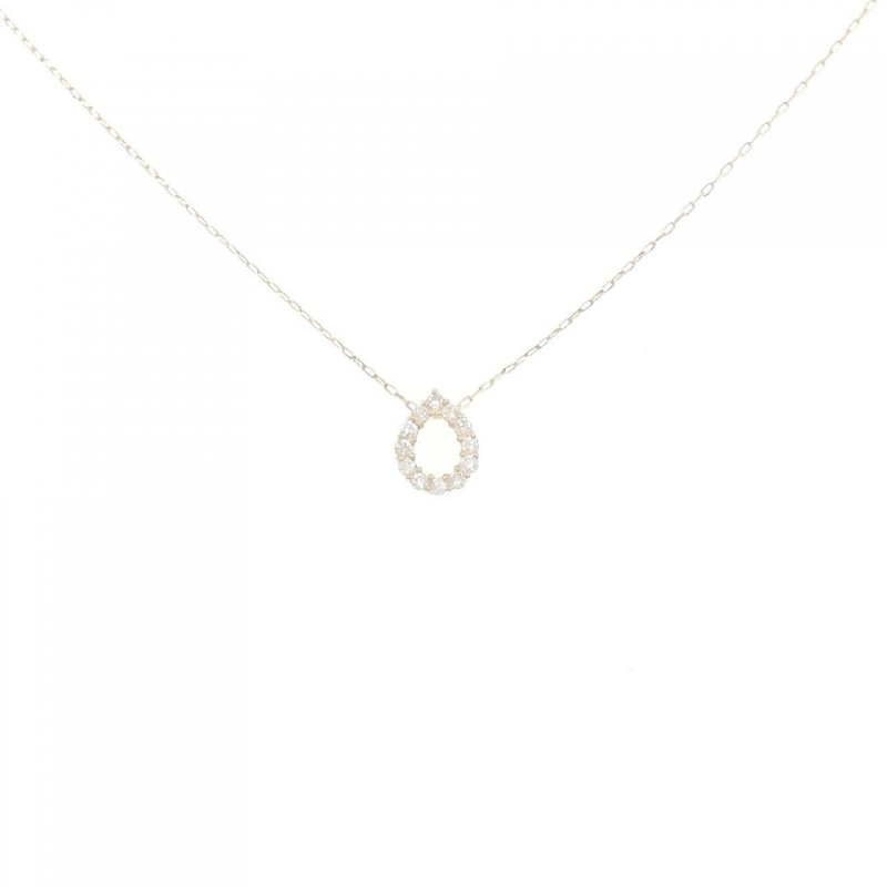 K18YG Dây chuyền kim cương 0.10CT - Hàng hiệu Chính hãng 862345