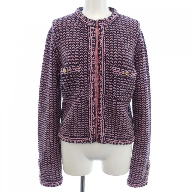 【Mã giảm giá】Áo khoác không cổ CHANEL 638678