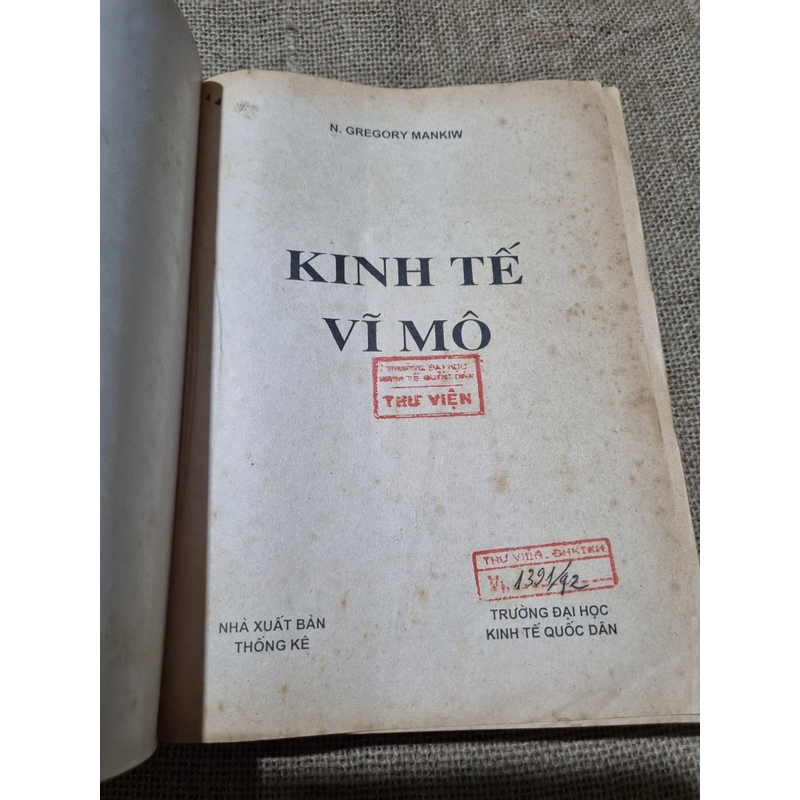 KINH TẾ VĨ MÔ | Gregory Mankiw | 631 Trang,  327165