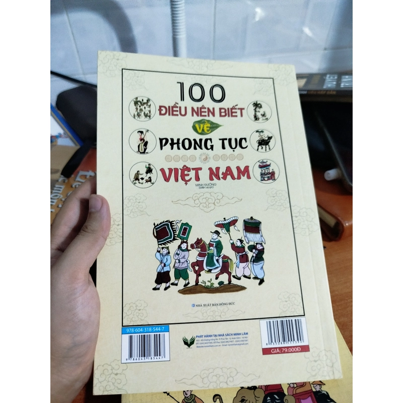 Sách 100 điều nên biết về phong tục Việt Nam - Minh Đường biên soạn  504495