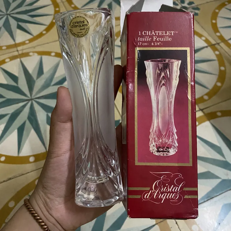 Lọ hoa pha lê  Crostal d Arques 17cm, 6 3/4 inch 607861