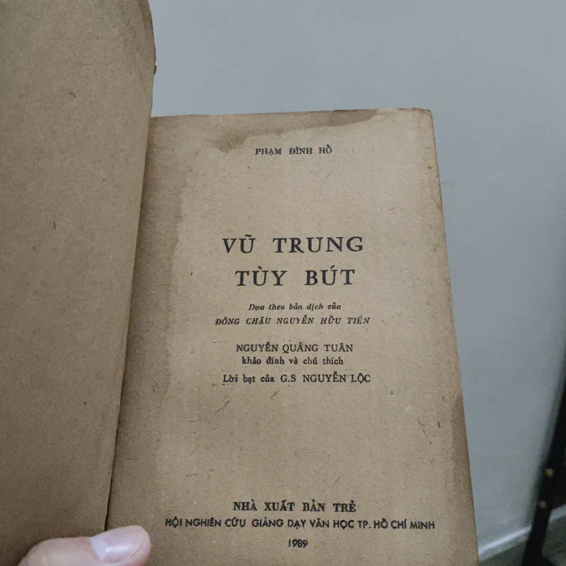 Vũ Trung Tùy Bút - Phạm Đình Hổ 568869