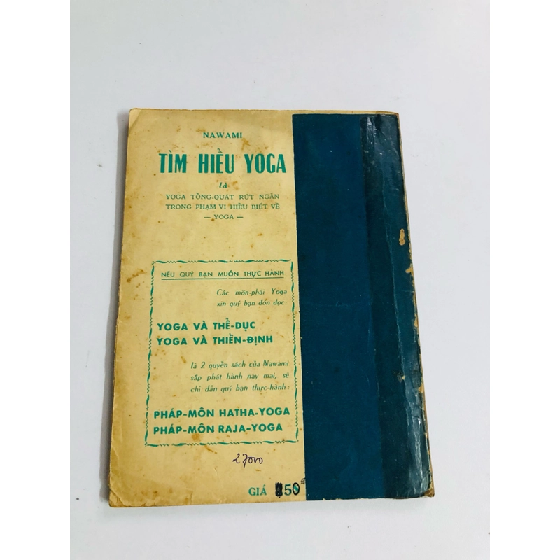 📚 TÌM HIỂU YOGA – NAWAMI (1964) – Ấn phẩm hơn nửa thế kỷ tuổi, hiếm gặp trên thị trường 528084