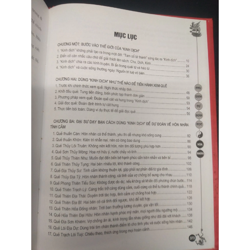 Chu Dịch Dự Đoán Học Dự Đoán Hôn Nhân Thiệu Vĩ Hoa bìa cứng khổ lớn mới 80% ố nhẹ 2011 HCM0605 914232