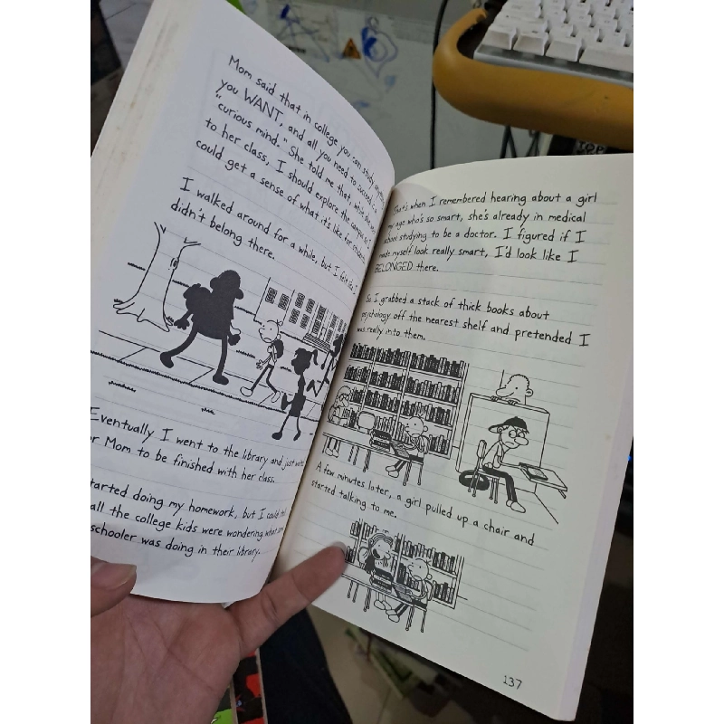 Diary of a wimpy kid double down mới 90% ENGLISH BOOKS HCM1809 924943