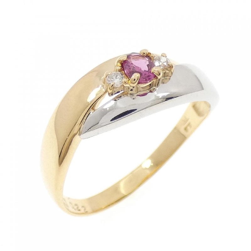 Nhẫn Ruby PT900/K18YG 0.22CT - Hàng hiệu Chính hãng 848230