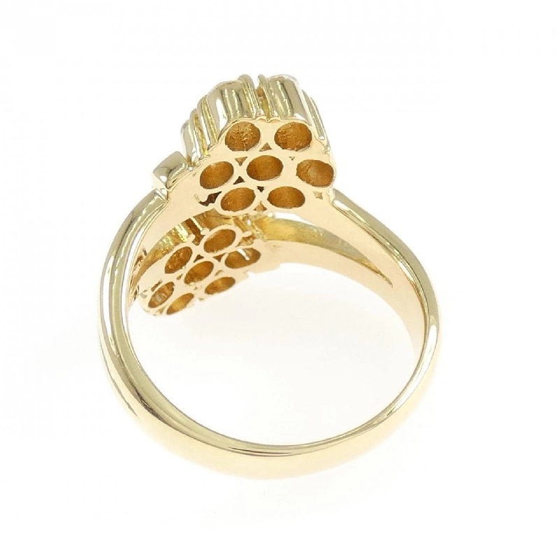 Nhẫn kim cương hoa K18YG 1.09CT 668084