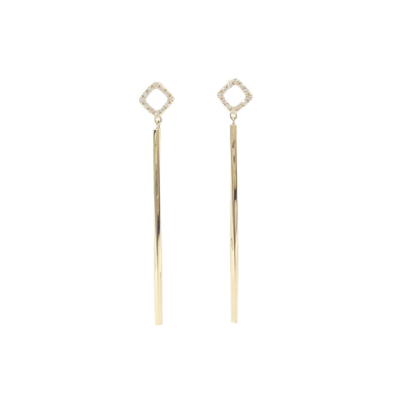 K18YG Bông tai kim cương 0.12CT - Hàng hiệu Chính hãng 871361