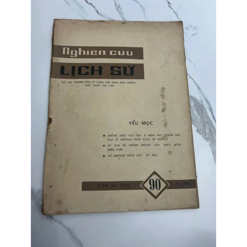 Tạp chí Nghiên cứu Lịch sử - Số 90 - Tháng 9/1966 703404