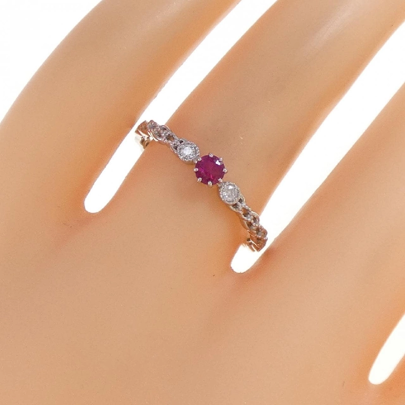 Nhẫn Ruby PT900 0.15CT 666990