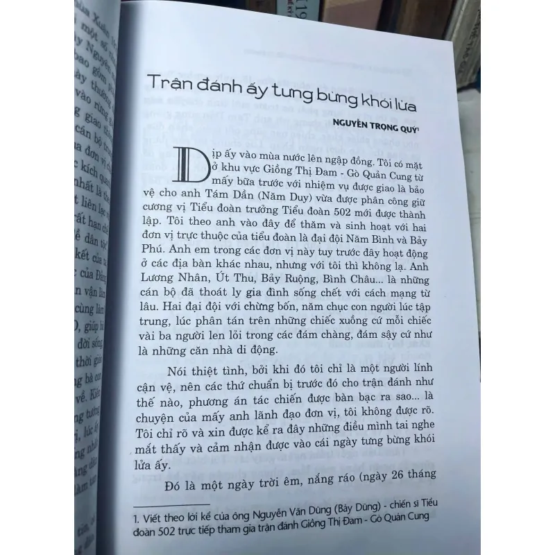 Sách Ký Ức Chiến Tranh và Khát Vọng Hòa Bình - Nguyễn Thọ Kiệt mới 90% 1004180