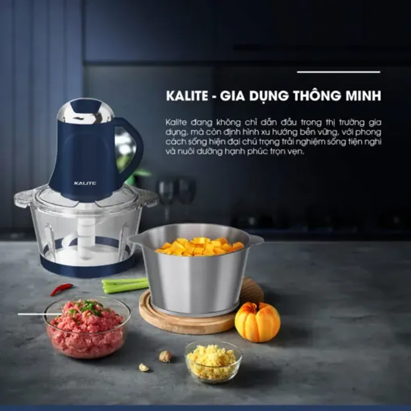 Máy xay thịt KALITE KM355 đa năng dung tích 2L 577550