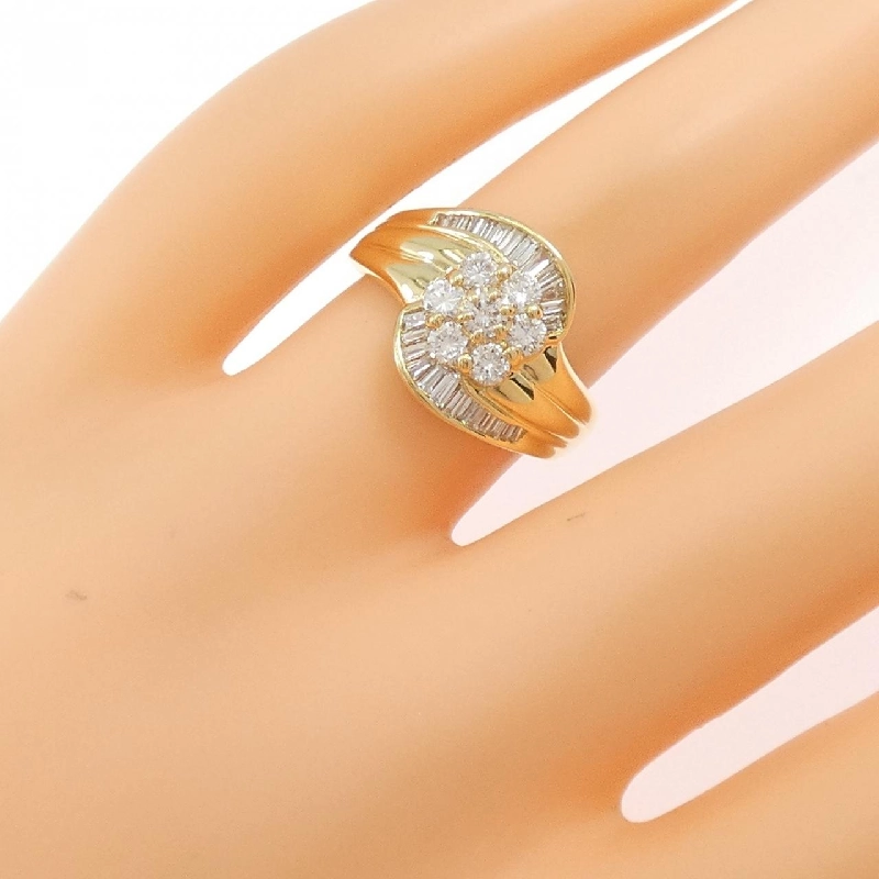 Nhẫn kim cương K18YG 0.71CT - Hàng hiệu Chính hãng 854433