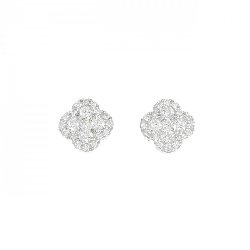 Bông tai kim cương hoa K18WG 0.50CT - Hàng hiệu chính hãng 866521