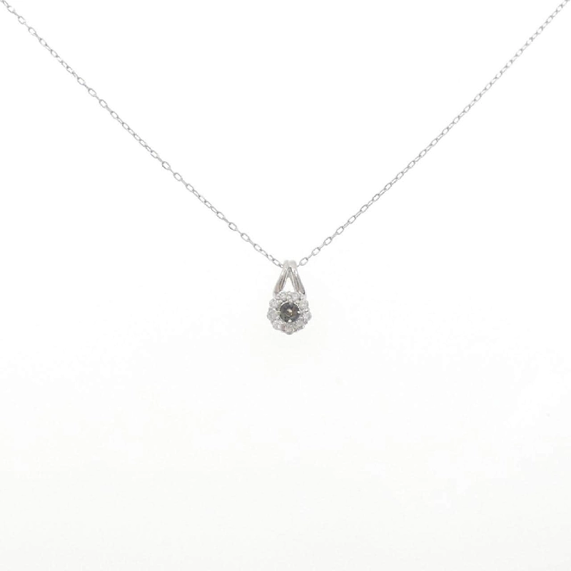 Dây chuyền Alexandrite hoa PT900/PT850 0.16CT - Hàng hiệu Authentic 857722