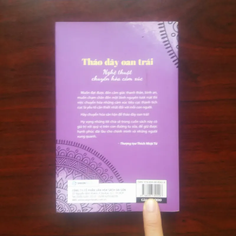 [Sách Phật Giáo] Tháo Dây Oan Trái - Nghệ Thuật Chuyển Hóa Cảm Xúc (Thích Nhật Từ) 925491