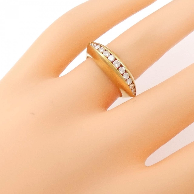 Nhẫn kim cương K18YG 0.35CT 671152