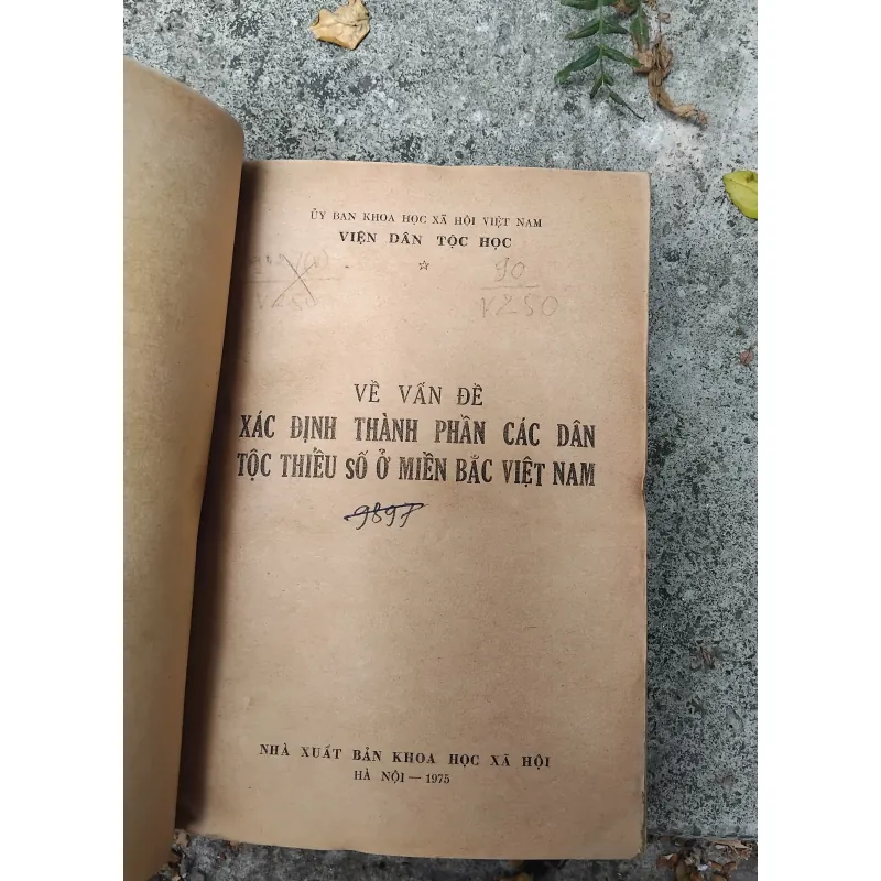 Về vấn đề xác định thành phần các dân tộc thiểu số ở miền Bắc Việt Nam  1019173