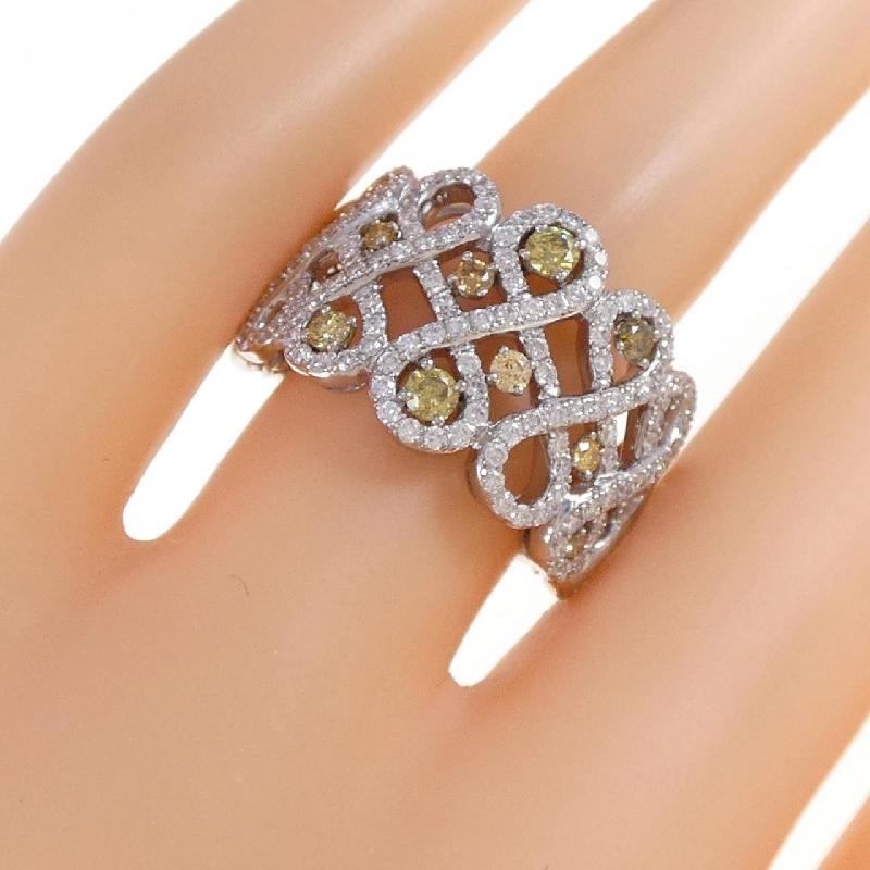 Nhẫn kim cương K18WG 0.39CT 669093