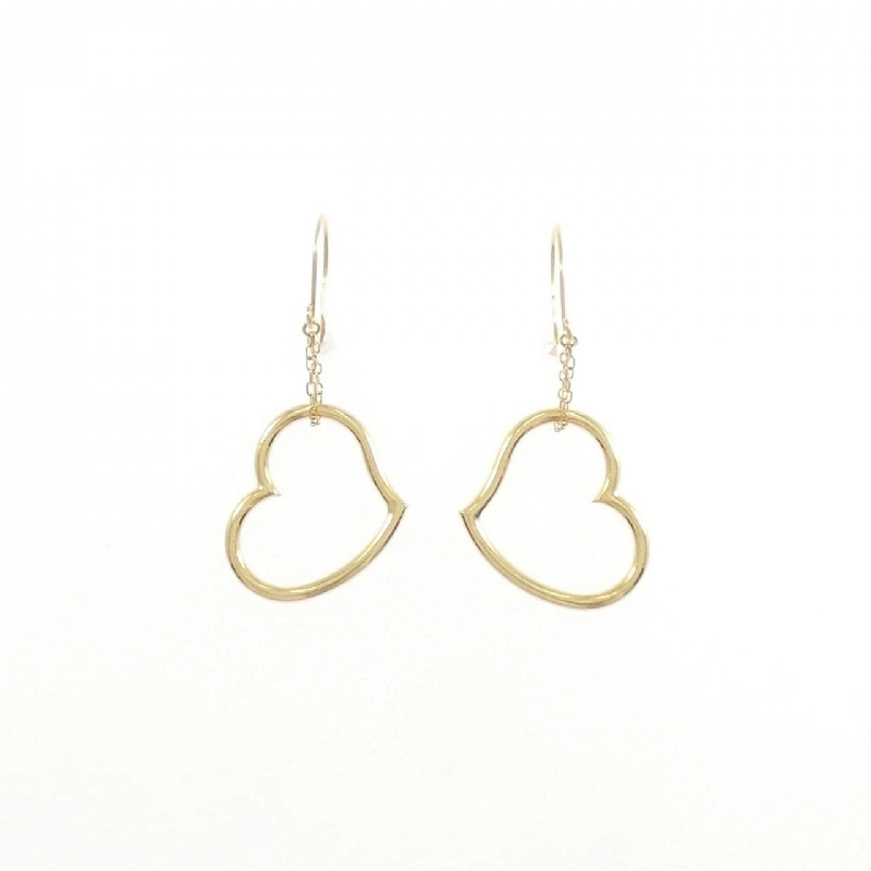 K18YG Bông tai hình trái tim - Hàng hiệu Chính hãng 870200