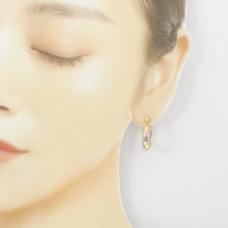 K18 Ba màu Bông tai - Hàng hiệu Chính hãng 870738