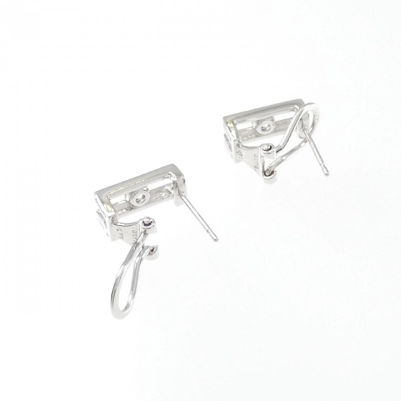 K18WG/PT900/K14WG Bông tai kim cương 0.30CT - Hàng hiệu Authentic 867897