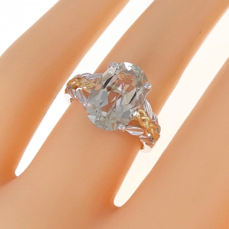 K18WG/K18YG Nhẫn Quartz - Hàng hiệu Chính hãng 855236