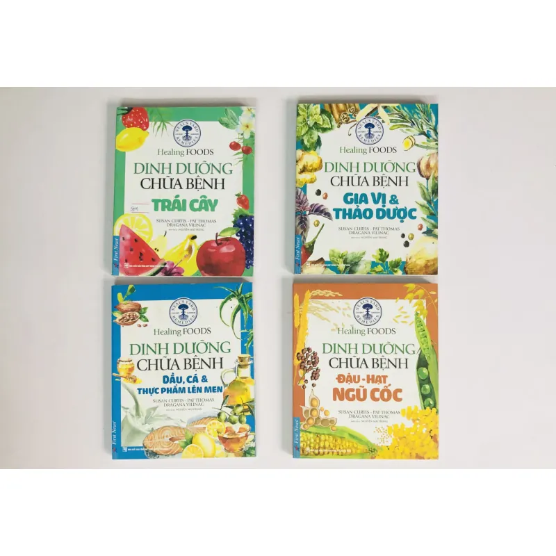 BỘ 4 CUỐN DINH DƯỠNG CHỮA BỆNH – HEALING FOODS 🌿 756222