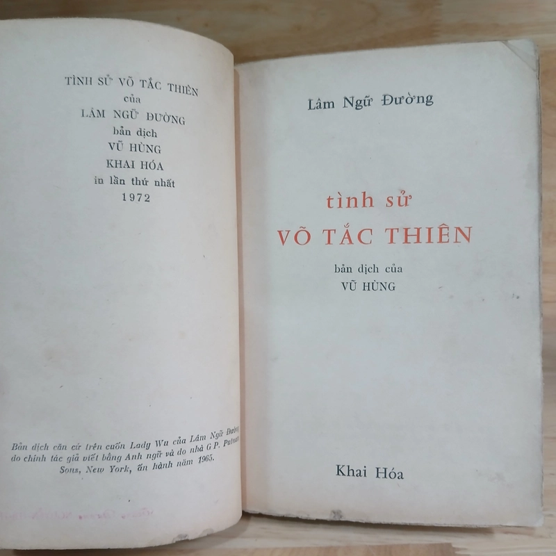Tình Sử Võ Tắc Thiên (Xb 1972) - Lâm Ngữ Đường 470541