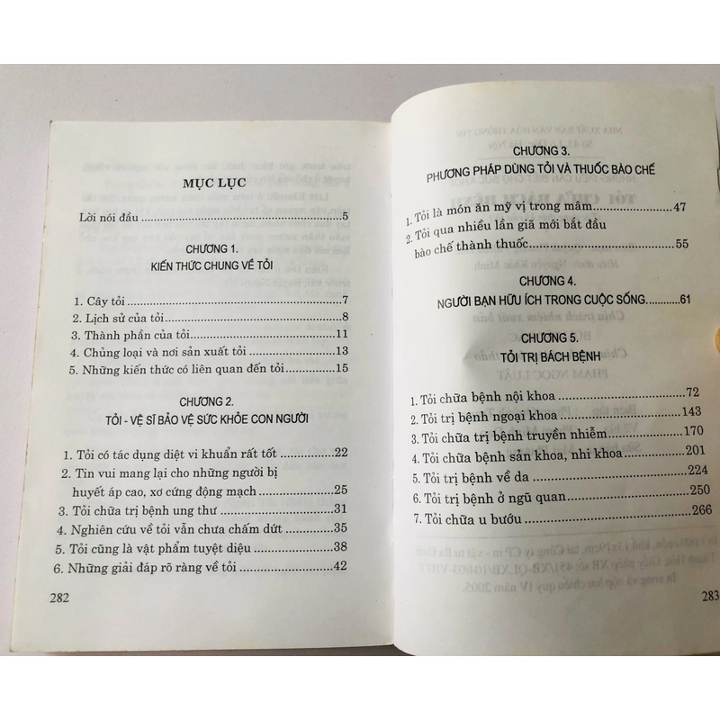 TỎI CHỮA BÁCH BỆNH ( Tác Dụng Thần kì của tỏi) - 283 trang, nxb: 2005 358915